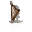 Schneeflöckchen mit Harfe